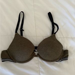 Dark Green Push Up Bra